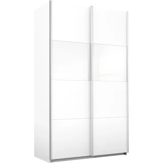 Rauch Schwebetürenschrank Quadra 136 x 230 x 62 cm Weiß
