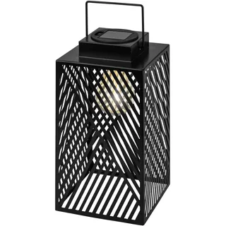 LIVARNO® Solar Laterne 24,5cm LED (Schwarz)
