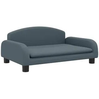 vidaXL Kindersofa Dunkelgrau 70x45x30 cm Stoff