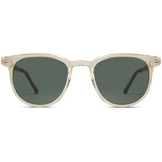KOMONO Francis Metal Prosecco Unisex Rechteckige Cellulosepropionat-Sonnenbrille für Damen und Herren mit UV-Schutz und kratzfesten Gläsern - Einheitsgröße