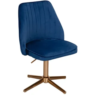 KADIMA DESIGN Samt Dunkelblau