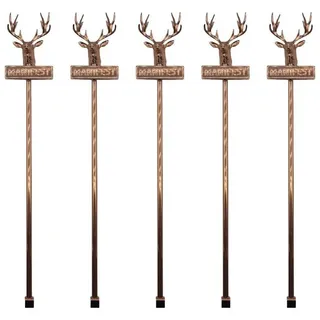 Jägermeister Gläser-Set Jägermeister Manifest Stirrer – 5er Set, Kupferfarbene Rührstäb
