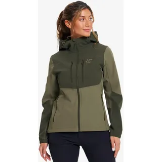 Edge Stretch Jacket Damen Forest Night/Kalamata, Größe:S - Damen > Jacken > Softshelljacken - Grün