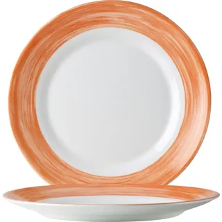 ARCOROC Brush Orange Teller flach 23,5cm * 6er