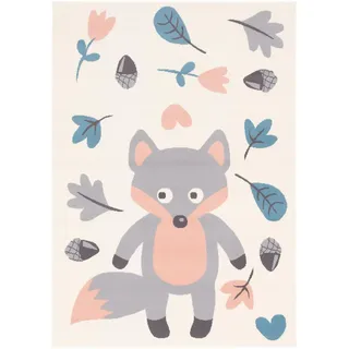 Pergamon Fuchs Kinderteppich 80 x 150 cm Beige