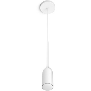 Philips Hue Devote LED Pendelleuchte Weiß, White Ambiance, 480lm, inkl. Dimmschalter