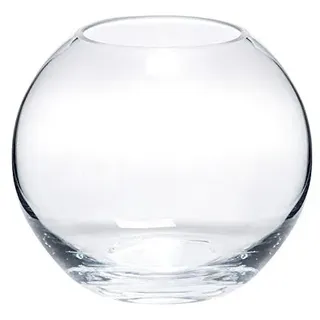 Glasvase GLOBE Glas Vase Tischvase Blumenvase rund, Ø 25 cm
