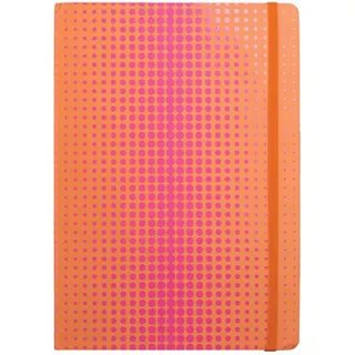 CEDON Notizbuch DIN A4 mit partieller Lackierung - Tec neon-orange