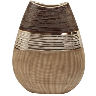 GILDE Vase flach Bradora H= 25,5 cm 47130