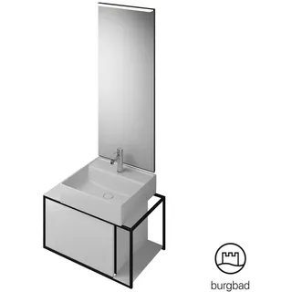 Burgbad Junit Schrank mit Waschtisch, mit Spiegel, SFLF076RF3148C0001G0175,