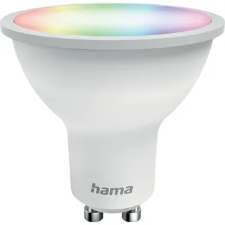Hama Smarte WLAN-LED-Lampe, GU10 Matter (4,9W, RGBW, für Sprach-/App-Steuerung