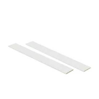 Möbel Kraft Bettseiten Varese ¦ weiß ¦ Maße (cm): B: 139 H: 18 T: 1.8