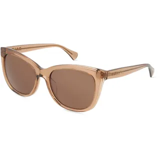 Ralph RA5324U Damen-Sonnenbrille Vollrand Quadratisch Acetat-Gestell, braun