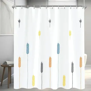 luxuskollektion Duschvorhang 300 x 200 cm Bunte Weizenohren