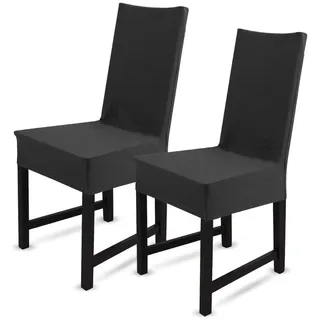 Bestlivings Stuhlhusse, Schwarz, Textil, 42x65 cm, Oeko-Tex® Standard 100, Wohntextilien, Bezüge, Stuhlhussen