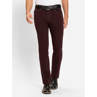 5-Pocket-Hose Gr. 29, Unterbauchgrößen, rot (burgund) Herren Hosen Jeans