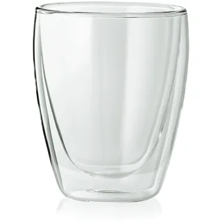 WAS Germany - Cappuccino Glas Lounge, 0,23 ltr., Ø 8 cm,  Borosilikatglas