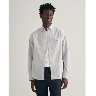 GANT Oxford Banker Regular Fit Langarmhemd Persian Blue 3XL