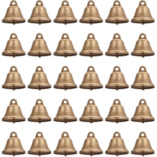 NBEADS 30 Stück 38mm Antike Bronze Vintage Jingle Bells Für Hauptdekorationen Hängende Hochzeit Dekorations Fertigkeiten Äolische Glockenherstellung Einbruch Weihnachtsglocken Machen