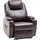 MCombo Relaxsessel 7061 Kunstleder 92 x 109 x 92 Braun elektrisch mit Relaxfunktion