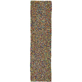 THEKO Felty 2.2 Wollteppich 70 x 270 cm Mehrfarbig