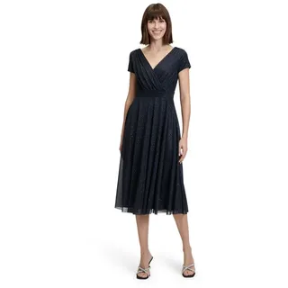 Vera Mont Cocktailkleid im Glitzer-Look Dunkelblau/Grau,42 | 42