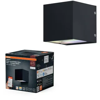 Osram LED Wandleuchte Aluminium 70,0 cm spritzwassergeschützt, dimmbar, IP44 schwarz