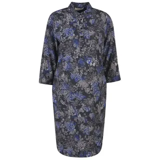 Smith & Soul Blusenkleid silver print schwarz XXL (44)