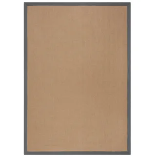 Flair Rugs Juteteppich Kira Jute, Grau, Natur, Textil, Uni, rechteckig, 120x170 cm, Reach, AZO-frei, Handmade in India, für Fußbodenheizung geeignet, Teppiche & Böden, Teppiche, Naturteppiche