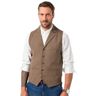 JP1880 Steppweste in braungrau | Gr.: XXL