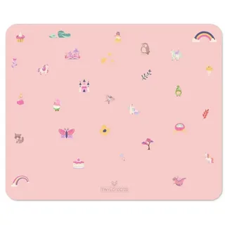 tinyloaders XL Platzdeckchen, Platzmatte, Tischset, frei von BPA, 65 cm x 50 cm, Fairyland | Gr.: onesize