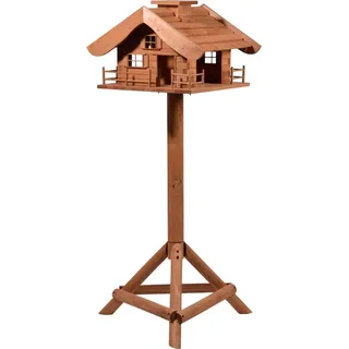 Dobar dobar® Vogelhaus Almhütte 66 x 66 x 136,5 cm Holz, Braun