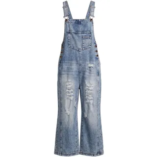 IZIA Latzjeans blau L
