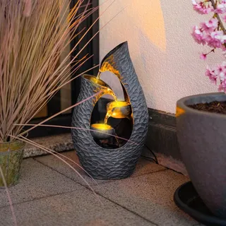esotec Kaskadenbrunnen Granit-Steindesign
