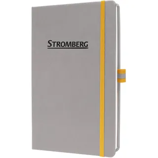 Sigel Notizbuch StromBlock A5 kariert hellgrau/gelb