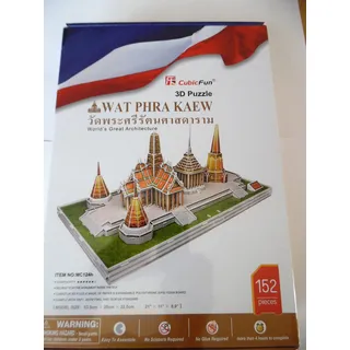 3D Puzzle Wat Phra Kaew Thailand Asien CubicFun Tempel Bangkok Buddhismus Buddha