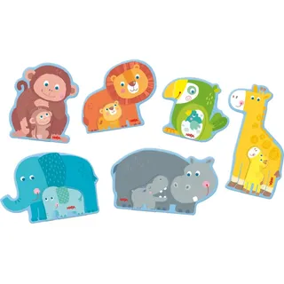 HABA 6 erste Puzzles Tierfamilie