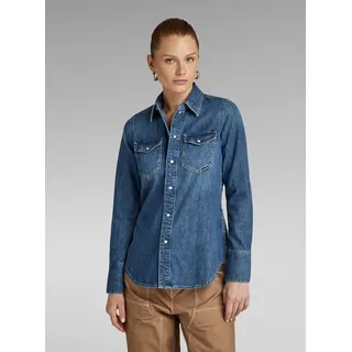 G-Star Slim Western Hemd Blau XS