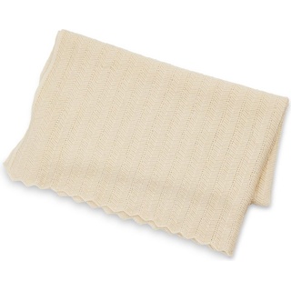 Smallstuff, Babydecke, Baby Blanket Fishbone Merino Wool Off. White