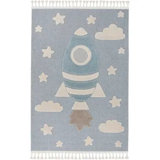 OBSESSION My Fano 391 Kinderteppich 120 x 170 cm Blau/Mehrfarbig