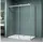 mai mai Eckdusche rechts 100 80 transparent Sicherheitsglas 8mm ESG R-17
