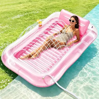 Aufblasbares Tanning Pool für Erwachsene mit Kissen und Sprinkler