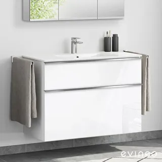 Evineo ineo4 100 x 70 x 47,5 cm weiß hochglanz