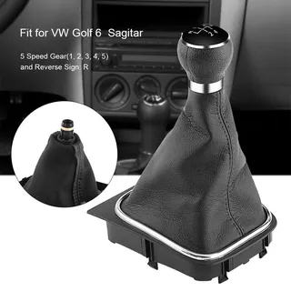 5 Gang Auto Schaltknauf Schaltsack Schaltsack Kit für MK5 MK6 Jetta 2005-2014