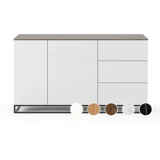 TemaHome »Join« Sideboard - 160H2 mit Metallfuss Nussbaum