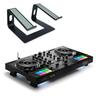 Hercules Dj Control Inpulse 500 mit Ständer Schwarz, DJ Controller