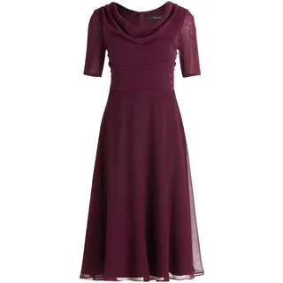 Vera Mont Cocktailkleid Glitzer-Look Rot 44