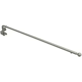 Interdeco Schwenkstange Cassina 1-läufig Ø 9 mm 60 - 100 cm Chrom matt
