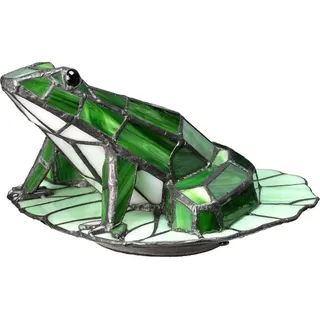Elstead Lighting Tiffany Animal Tischleuchte Braun Frosch