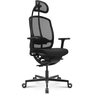 Bürostuhl Drehstuhl Schreibtischstuhl Wagner Alu Medic Black Edition NEUWARE